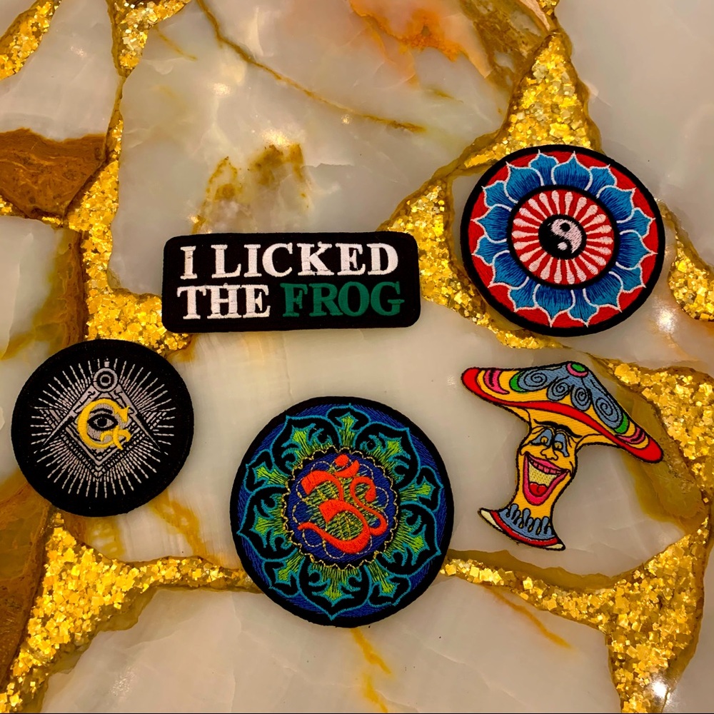 Psychedelic Hippie Patches